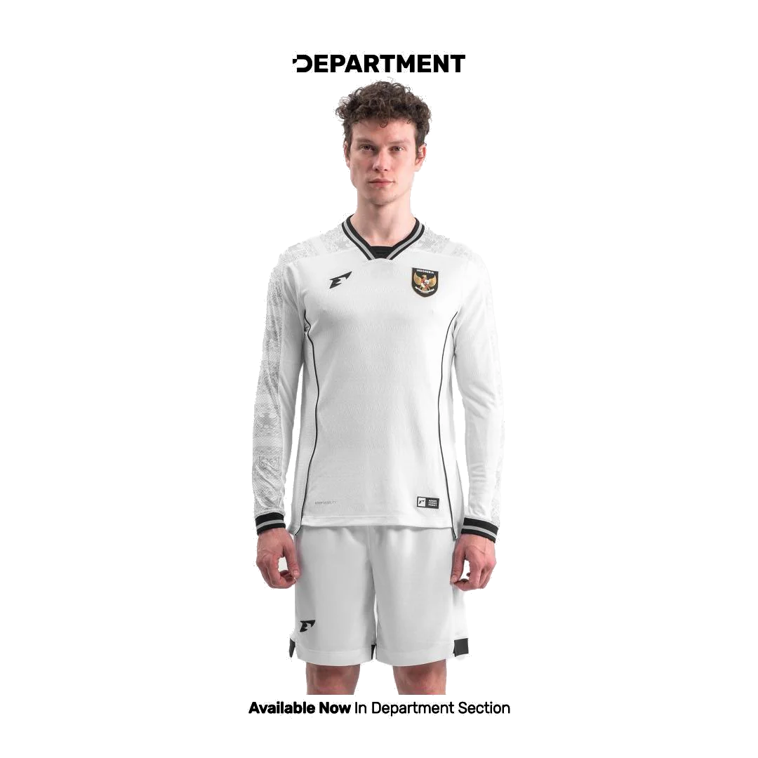 インドネシア代表 erspo 長袖ジャージ M サイズ ホワイト ERSPO JERSEY TIMNAS INDONESIA LONG SLEEVE PLAYER ISSUE AWAY 2025