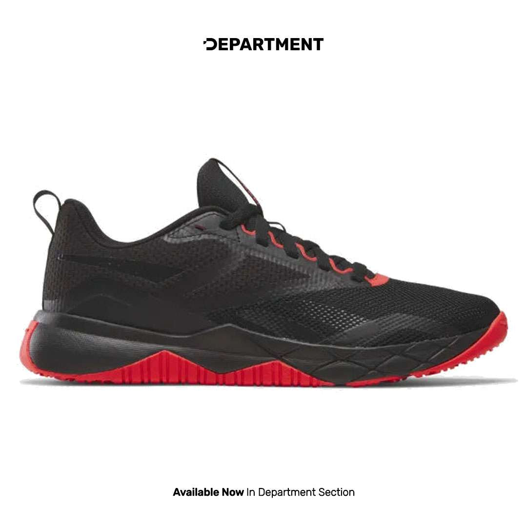 REEBOK NFX Trainers Training Shoes Sneakers Black/Red/Acid Amazon.com | Reebok Men main image 2