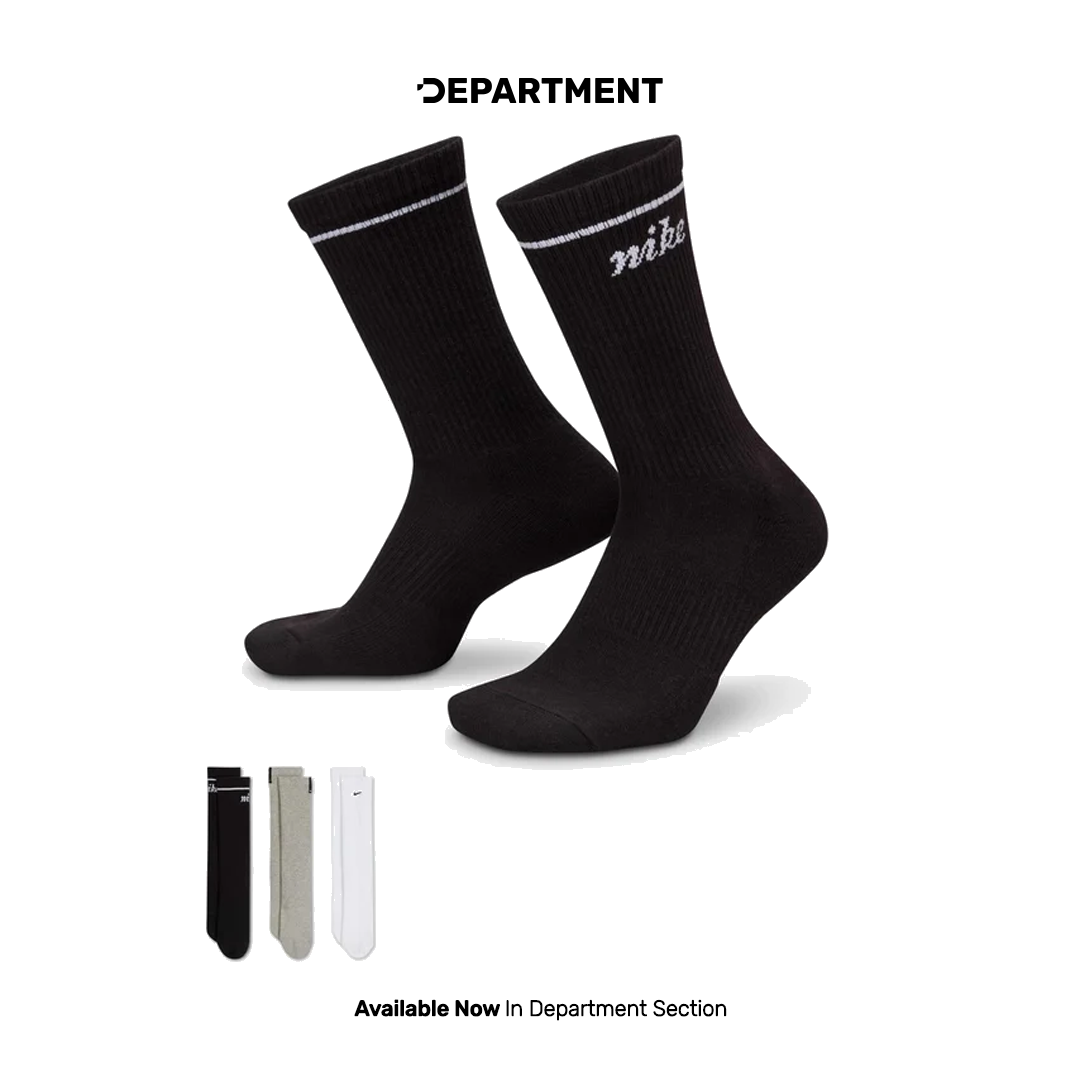 NIKE EVERYDAY PLUS CUSHIONED CREW 3P