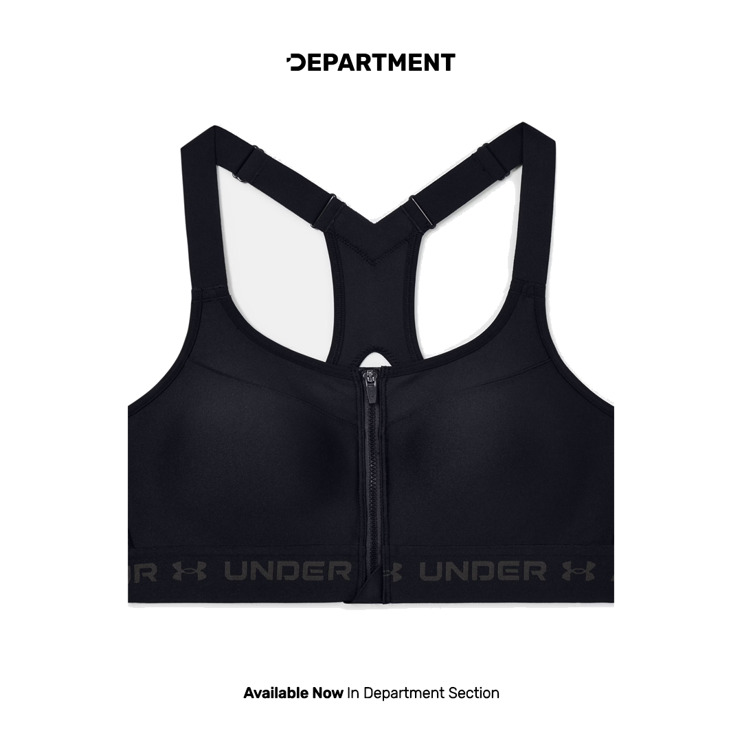 UNDER ARMOUR CROSSBACK HIGH ZIP BRA