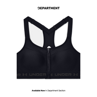UNDER ARMOUR CROSSBACK HIGH ZIP BRA