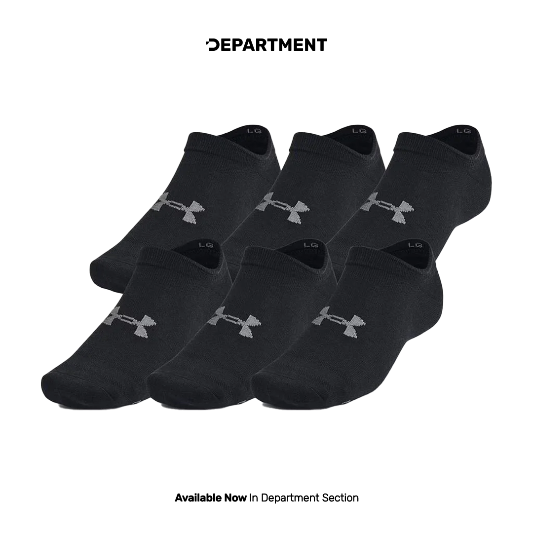 UNDER ARMOUR ESSENTIAL 6PACK SHOW SOCKS