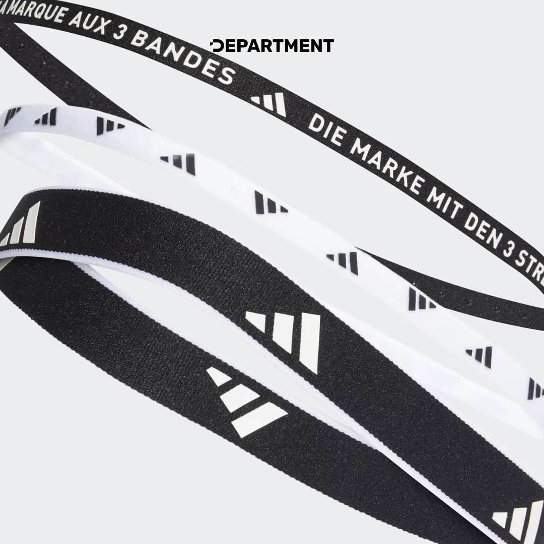 ADIDAS MULTIPLE WIDTH TRAINING HEADBANDS 3 PER PACK