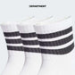 ADIDAS 3-STRIPES CUSHIONED MID CUT 3P