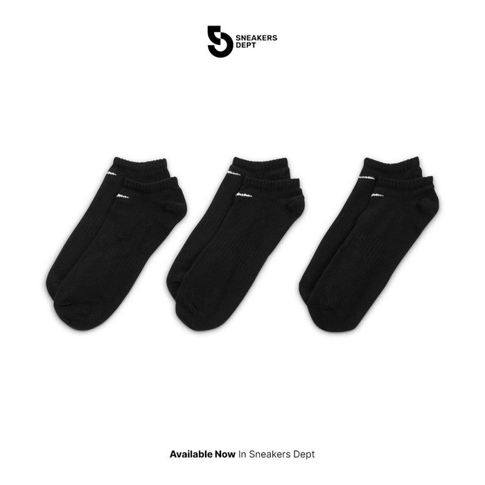 NIKE TRAINING EVERYDAY LIGHTWEIGHT NO-SHOW SOCKS 3P SX7678010