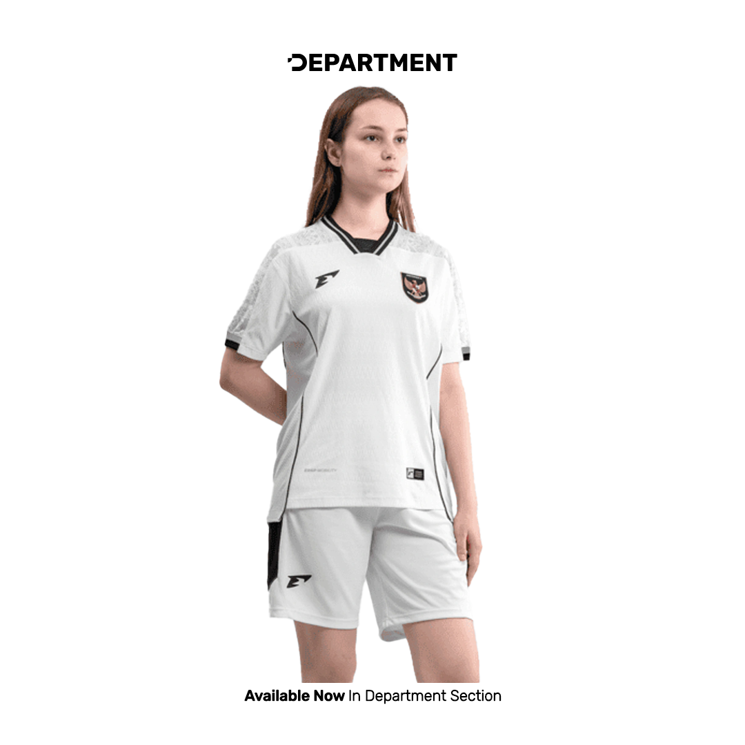 ERSPO JERSEY TIMNAS INDONESIA SHORT SLEEVE REPLICA AWAY WHITE WOMEN 2025