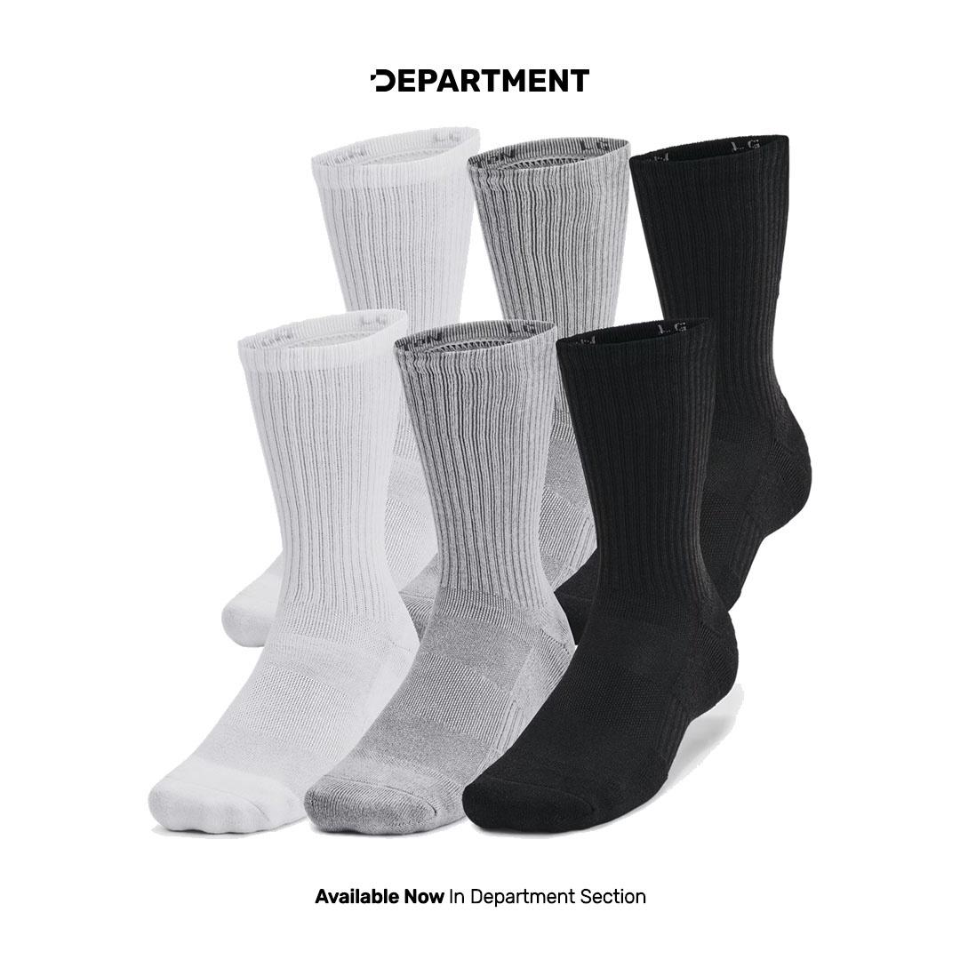 UNDER ARMOUR TRAINING COTTON 6PK CREW