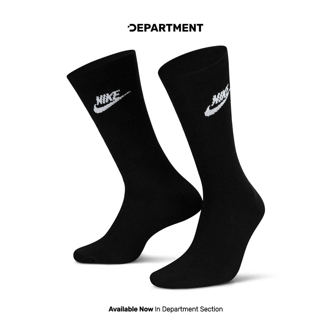 NIKE SPORTSWEAR EVERYDAY ESSENTIAL CREW SOCKS 3PK