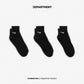 NIKE EVERYDAY LIGHTWEIGHT ANKLE SOCK 3P