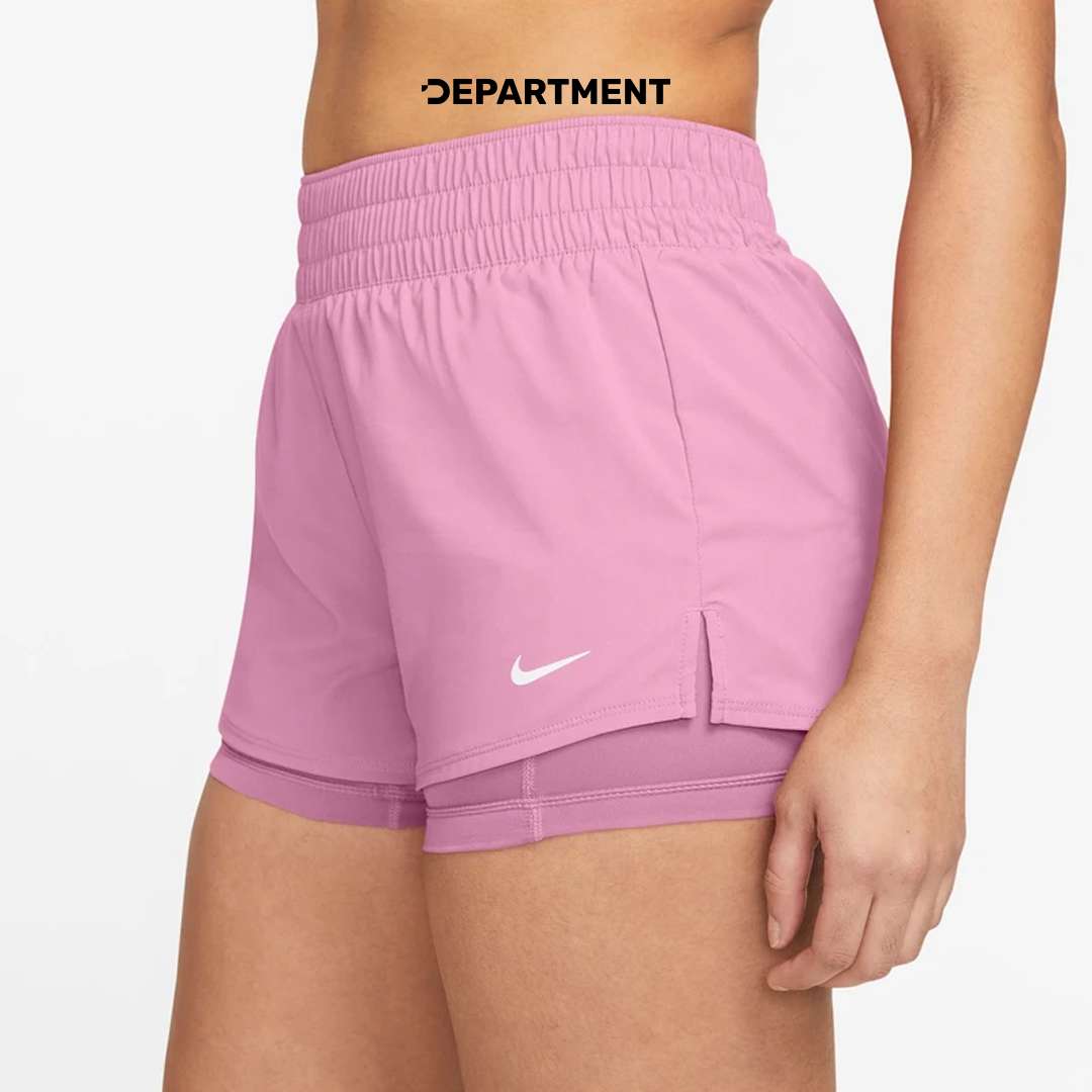 NIKE DRI-FIT ONE MID-RISE 3" 2-IN-1