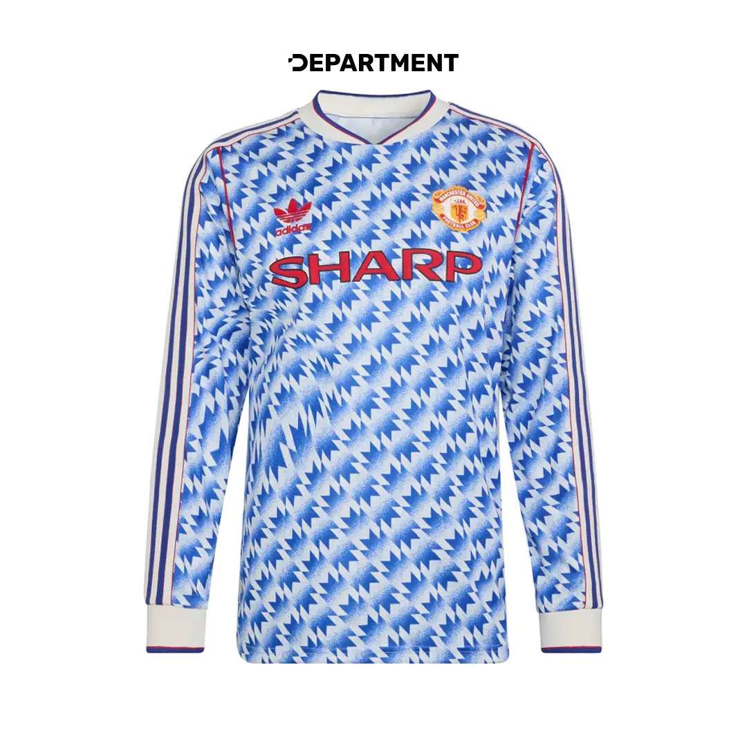 ADIDAS MANCHESTER UNITED FC AWAY 1990 LS