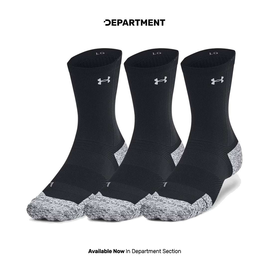 UNDER ARMOUR ARMOURDRY RUN CUSHION 3P MID-CREW