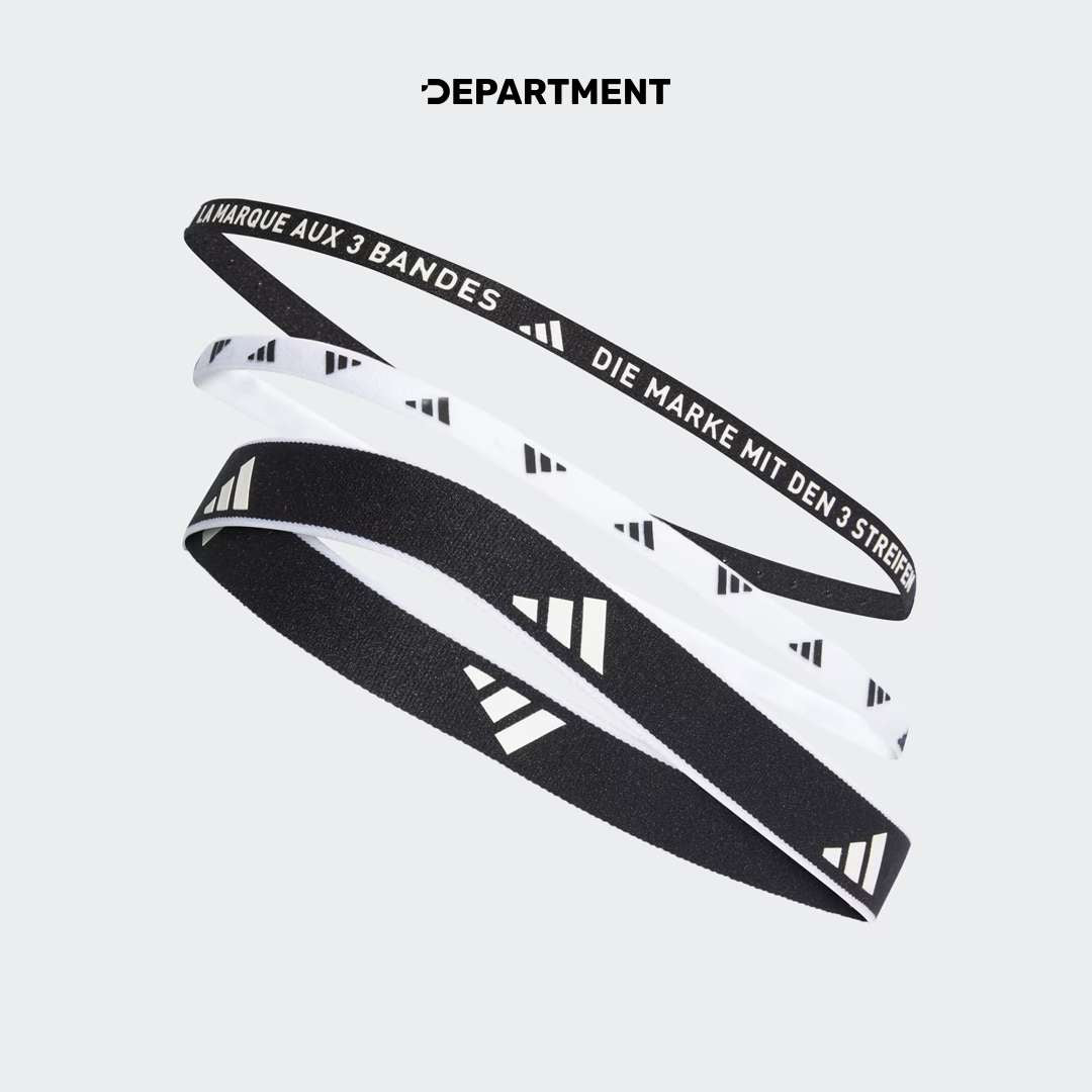 ADIDAS MULTIPLE WIDTH TRAINING HEADBANDS 3 PER PACK