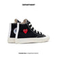 CONVERSE CHUCK 70 HI X CDG PLAY PS "SINGLE HEART"