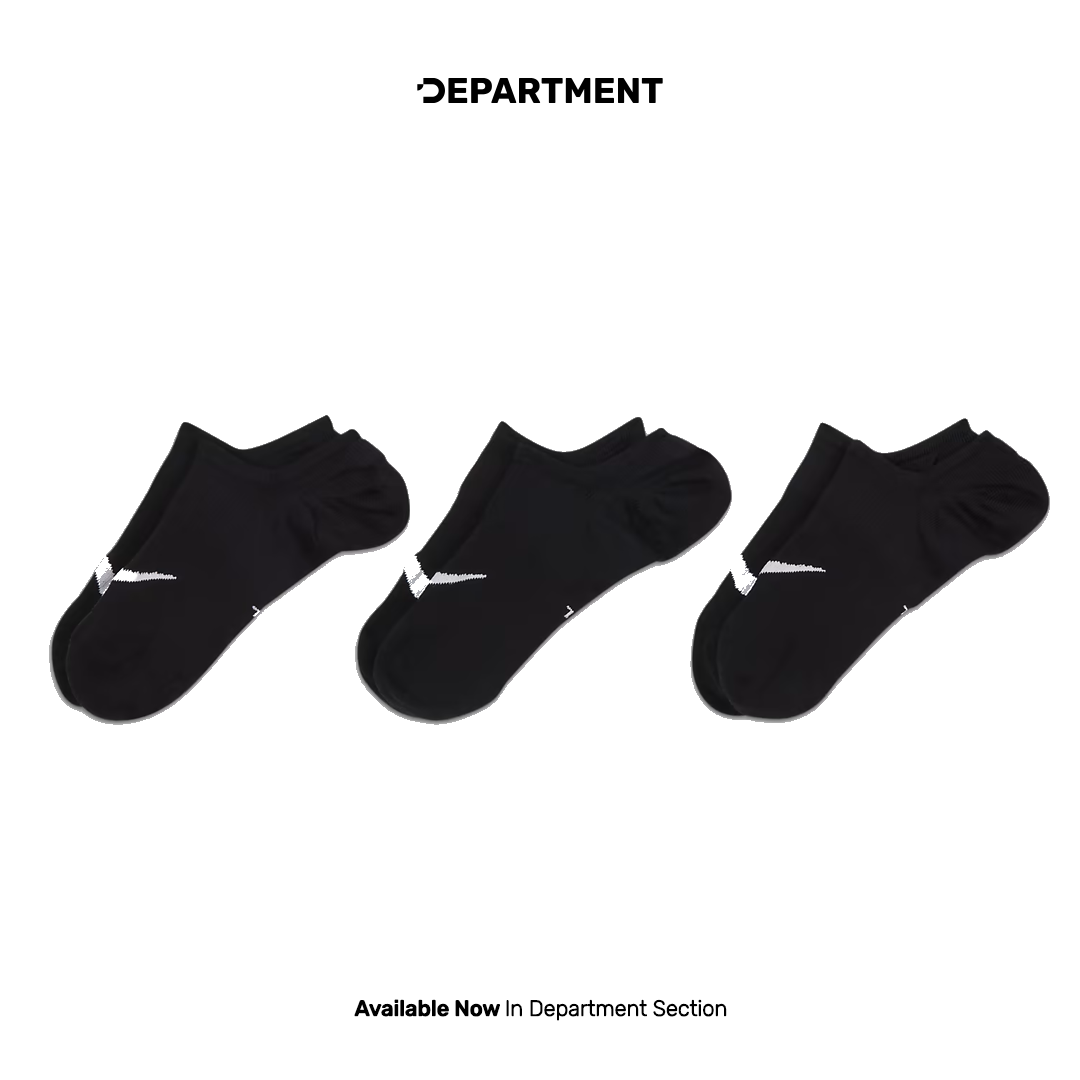 NIKE EVERYDAY PLUS LIGHTWEIGHT TRAINING FOOTIE 3P