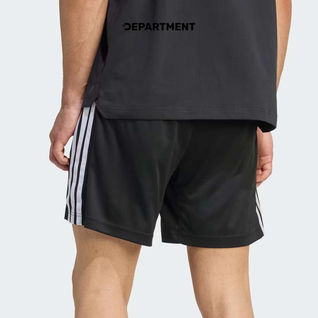 ADIDAS WORKOUT ESSENTIALS BASE 3-STRIPES PIQUE 7"