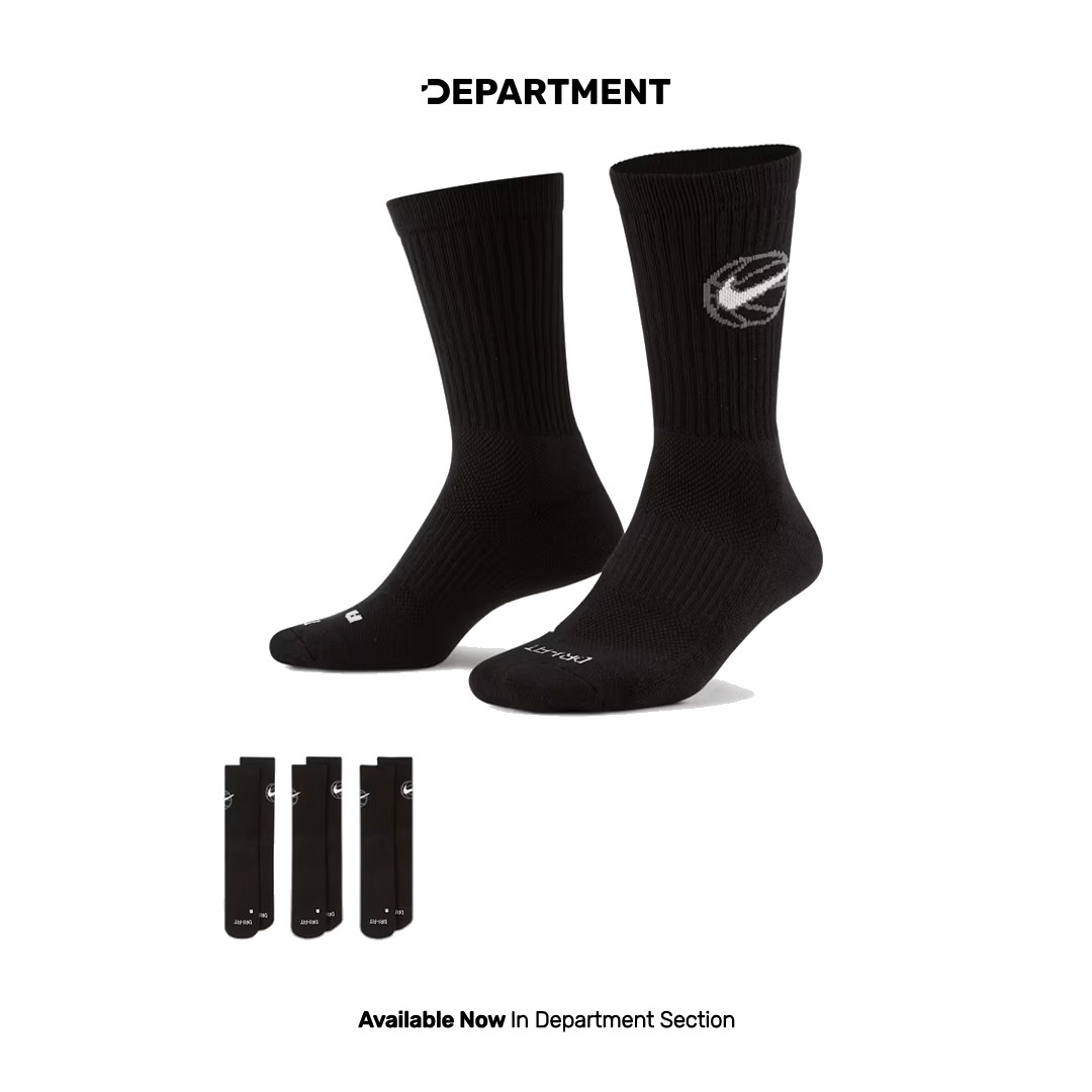 NIKE EVERYDAY CREW BASKETBALL SOCK 3P