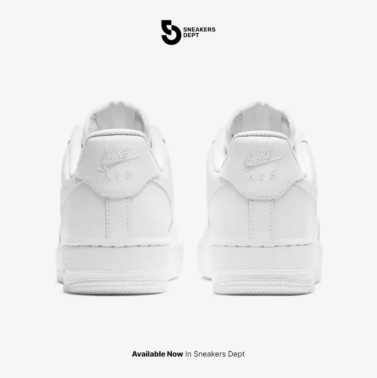 Sepatu Sneakers Wanita NIKE AIR FORCE 1 '07 TRIPLE WHITE DD8959100 ORI