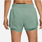NIKE DRI-FIT ONE MID-RISE 3" 2-IN-1