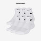 NIKE EVERYDAY KIDS CUSHIONED ANKLE (6 PAIRS)