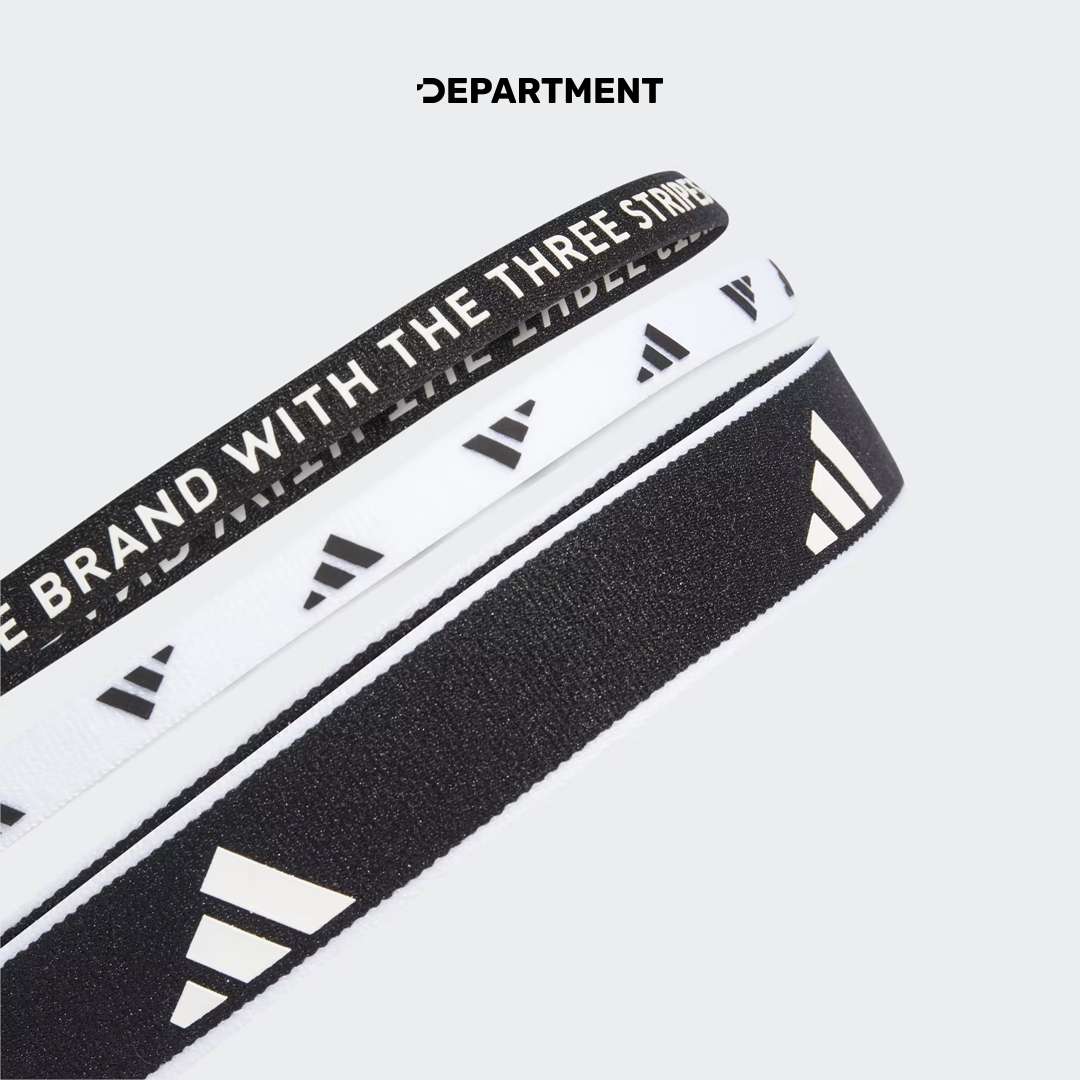 ADIDAS MULTIPLE WIDTH TRAINING HEADBANDS 3 PER PACK