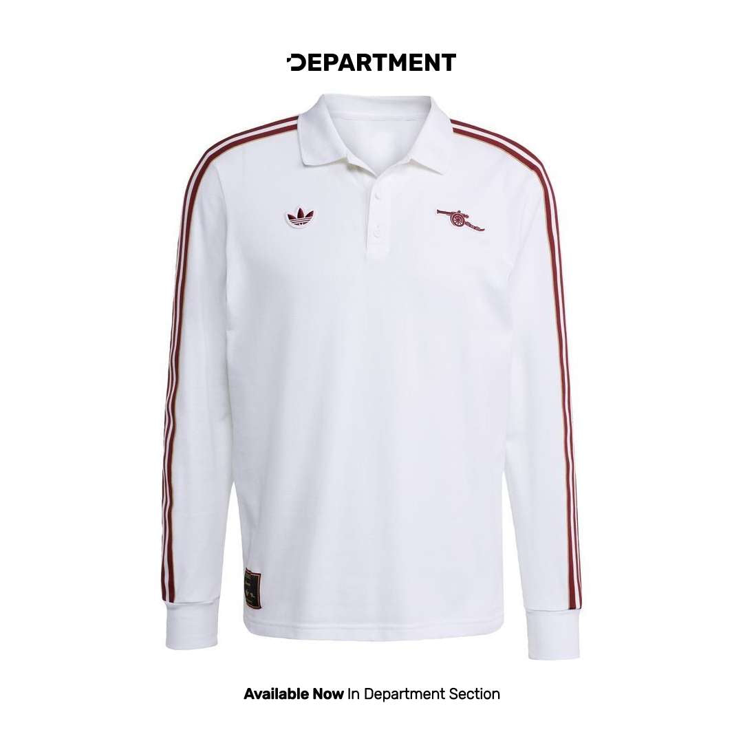 ADIDAS ARSENAL FC TERRACE ICONS POLO SHIRT LS