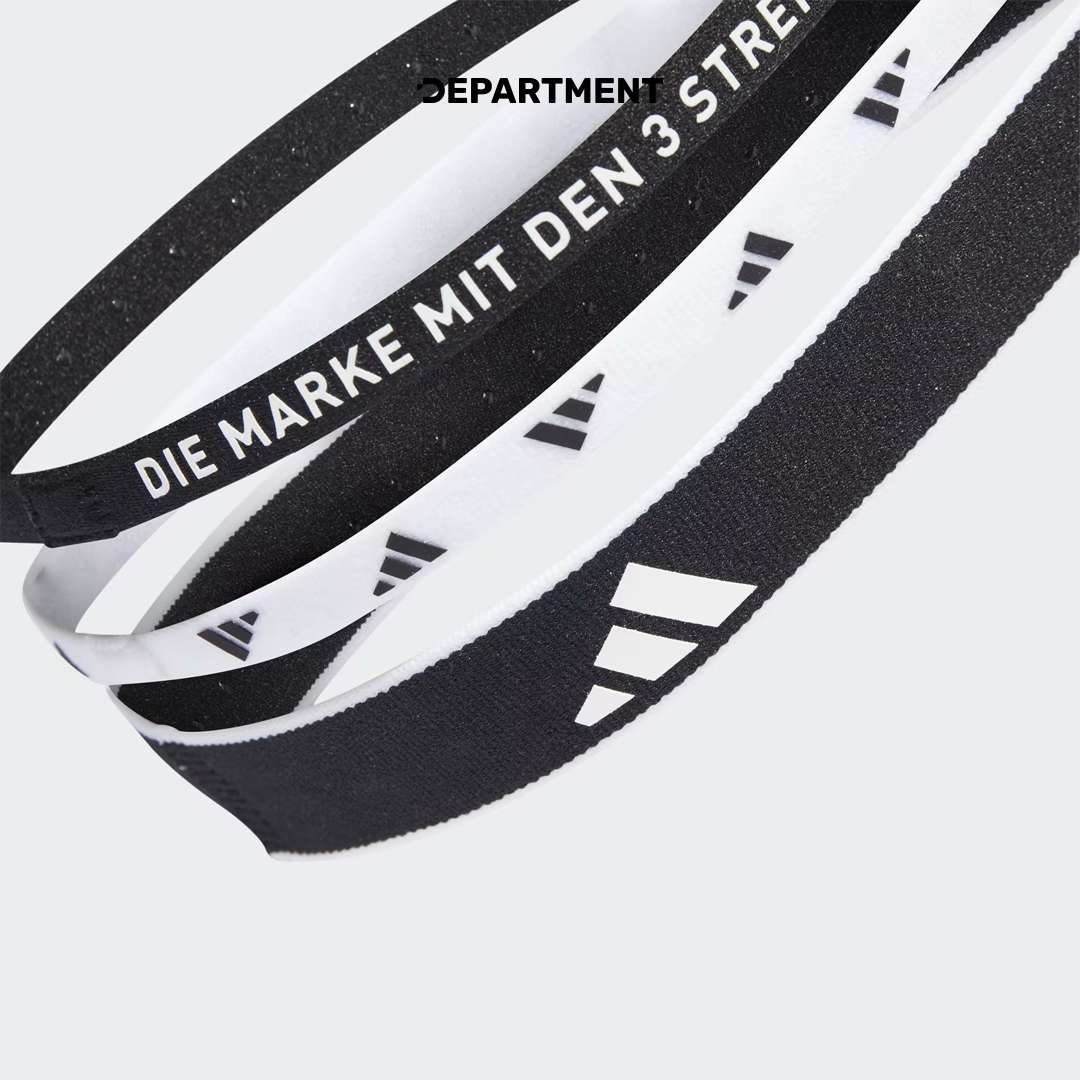 ADIDAS MULTIPLE WIDTH TRAINING HEADBANDS 3 PER PACK