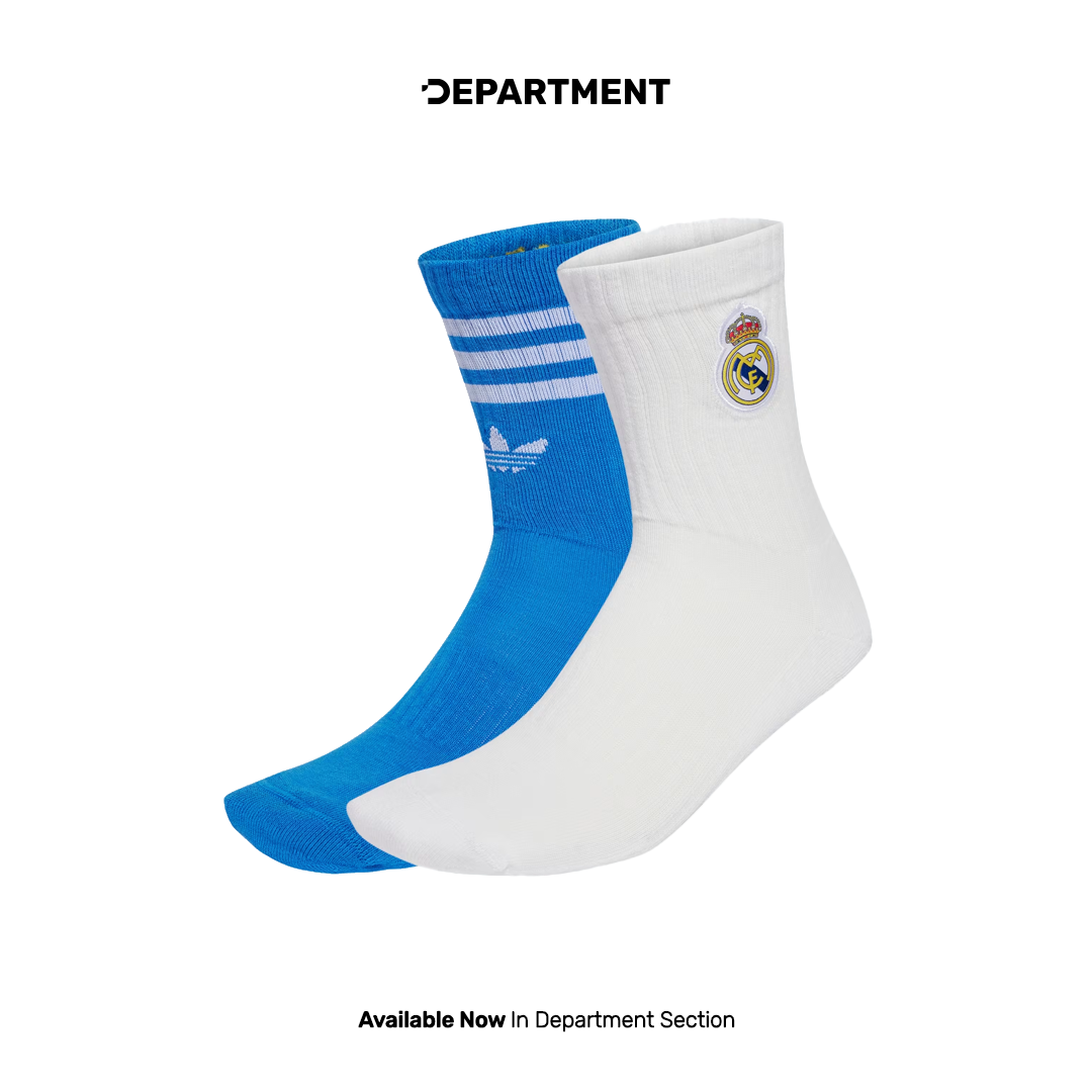 ADIDAS REAL MADRID CREW 2 PAIRS