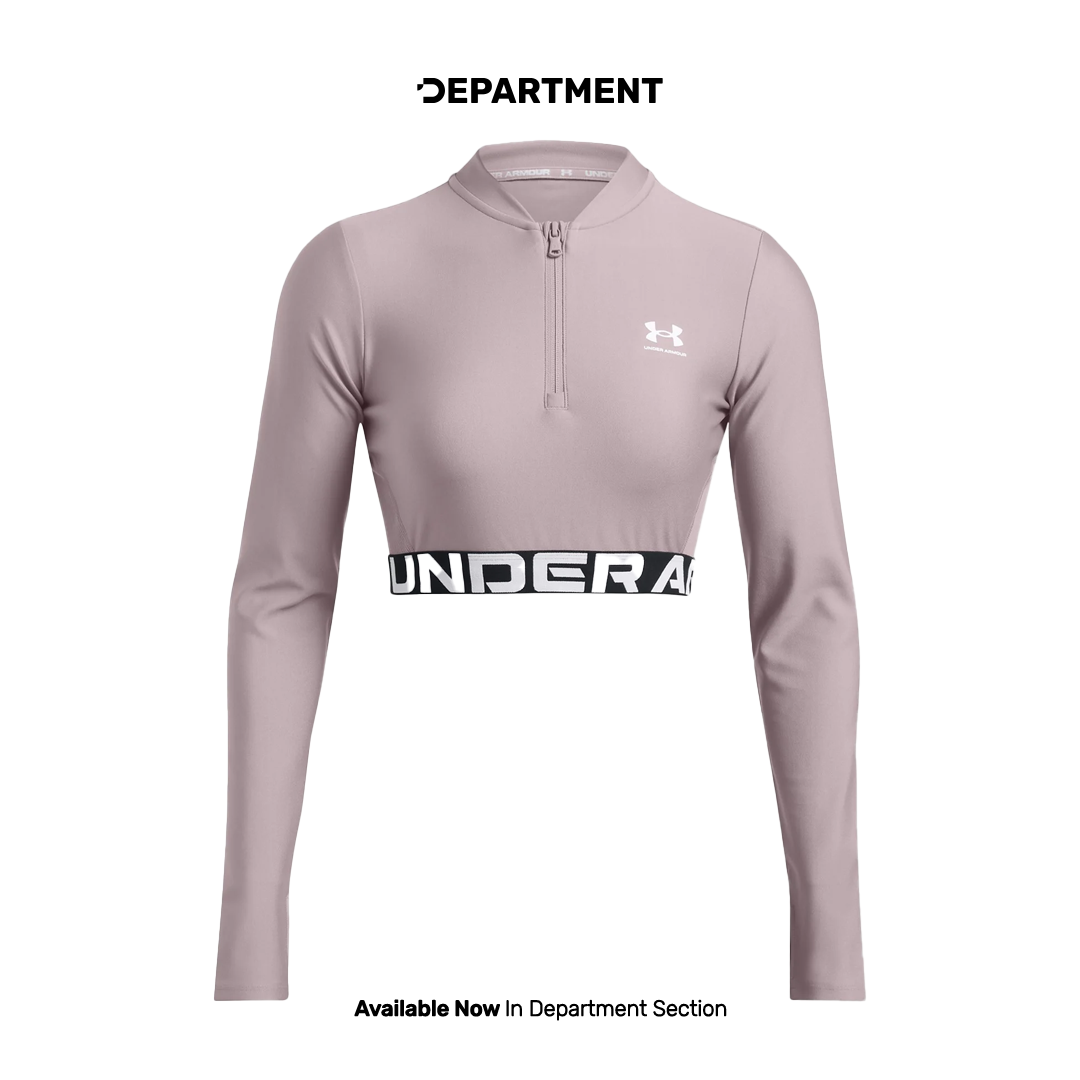 UNDER ARMOUR HEATGEAR RIB 1/4 ZIP LS