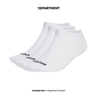 ADIDAS THIN LINEAR LOW CUT SOCK 3P