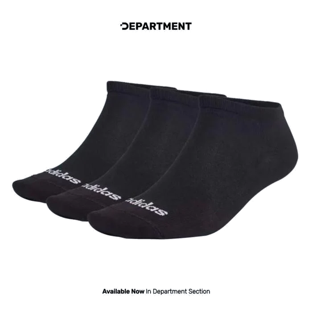 ADIDAS THIN LINEAR LOW CUT SOCK 3P