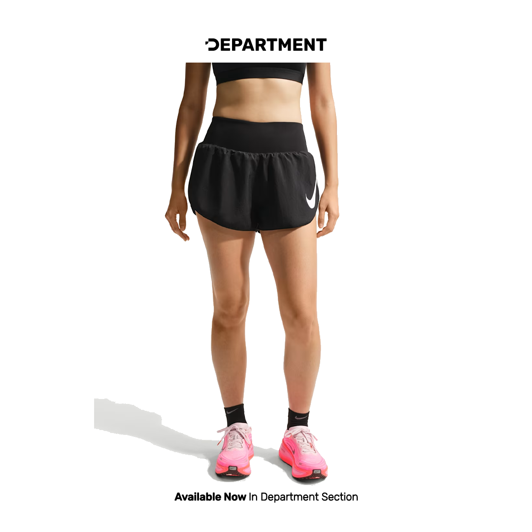 NIKE DRI-FIT TEMPO FLOW SWOOSH MID-RISE