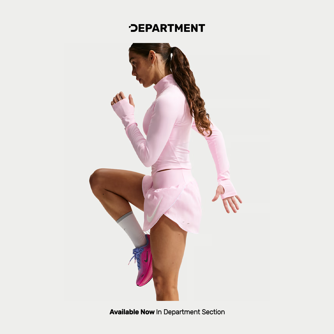 NIKE DRI-FIT TEMPO FLOW SWOOSH MID-RISE