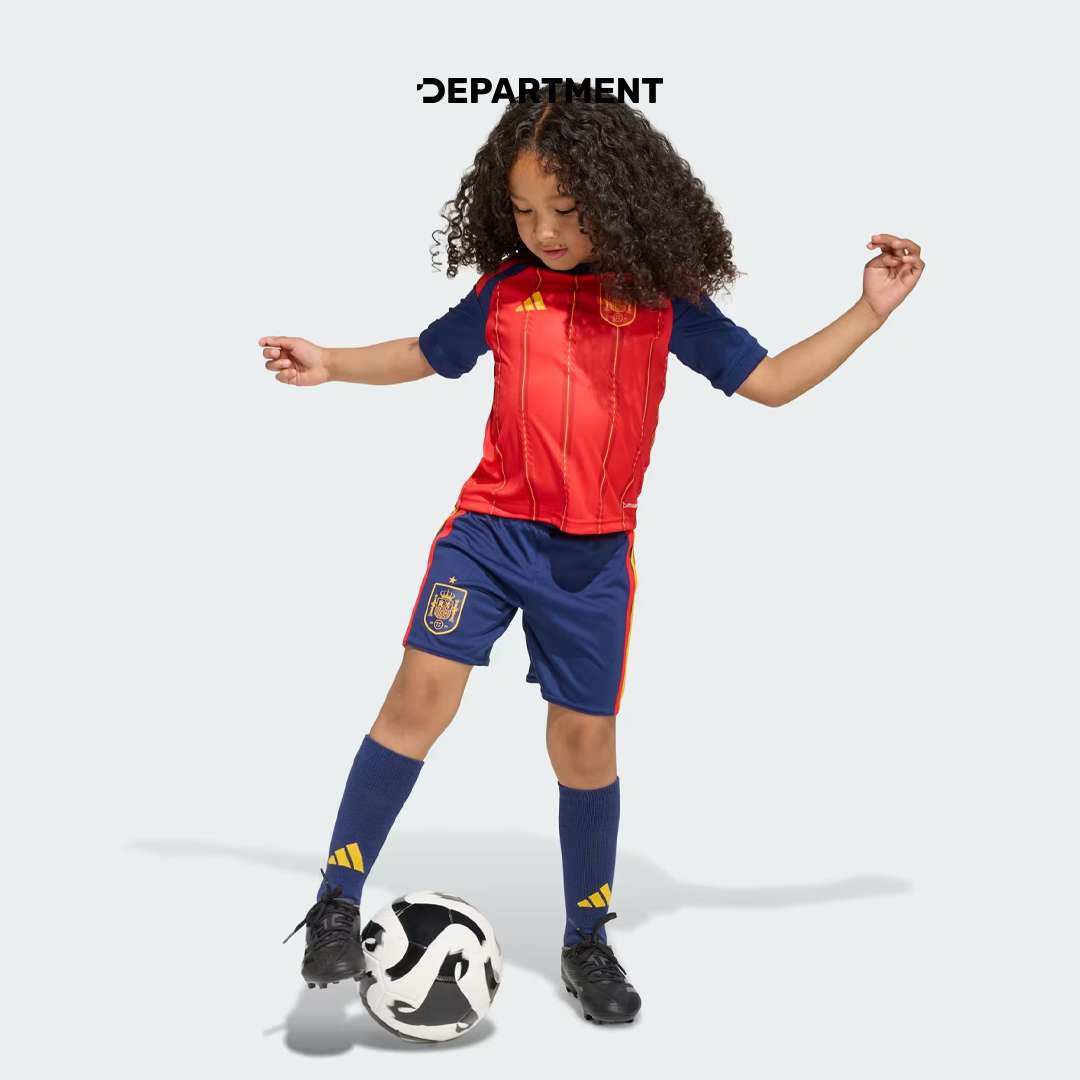 ADIDAS SPAIN 2026 WORLD CUP HOME KIDS SET