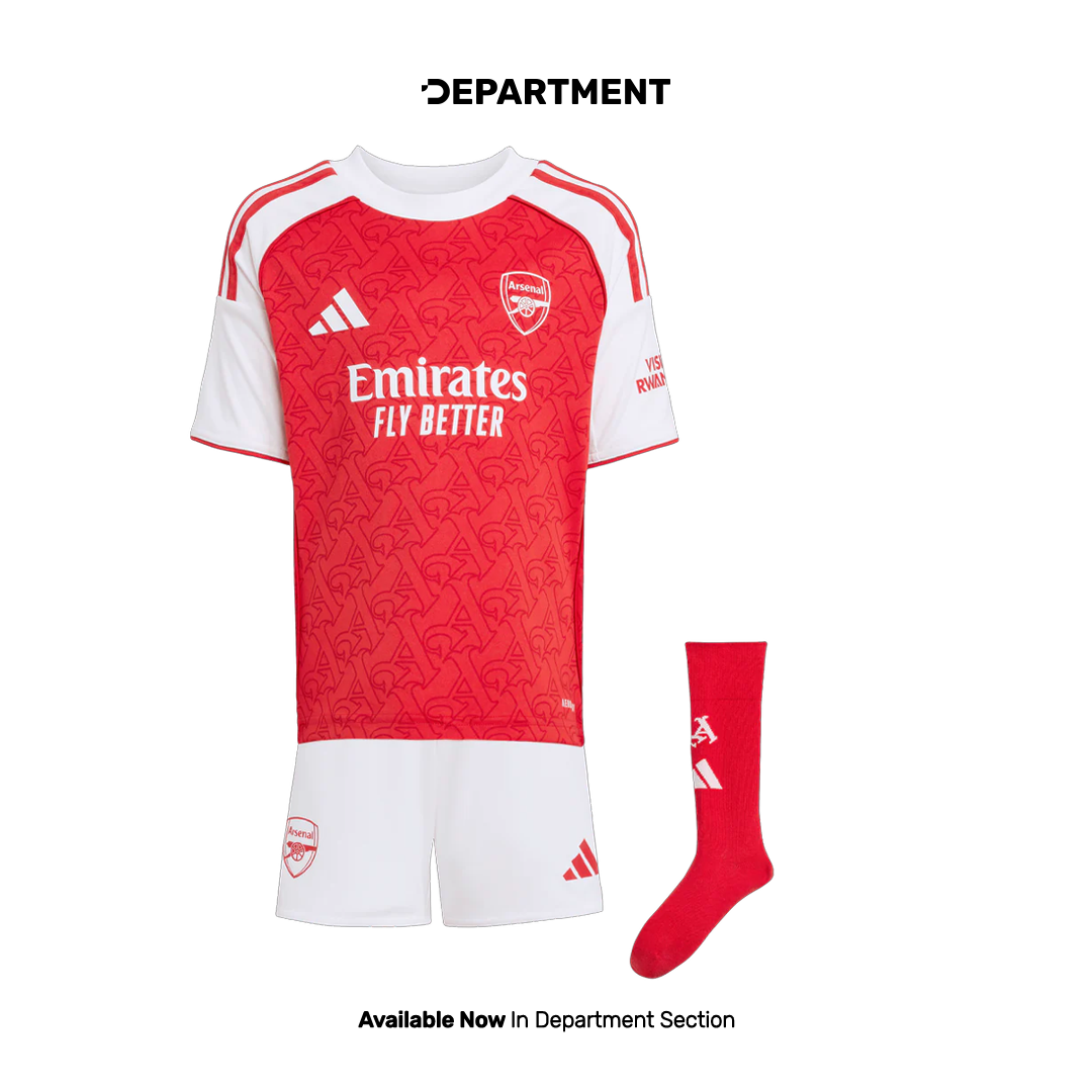 ADIDAS ARSENAL 25/26 HOME MINI KIT KIDS