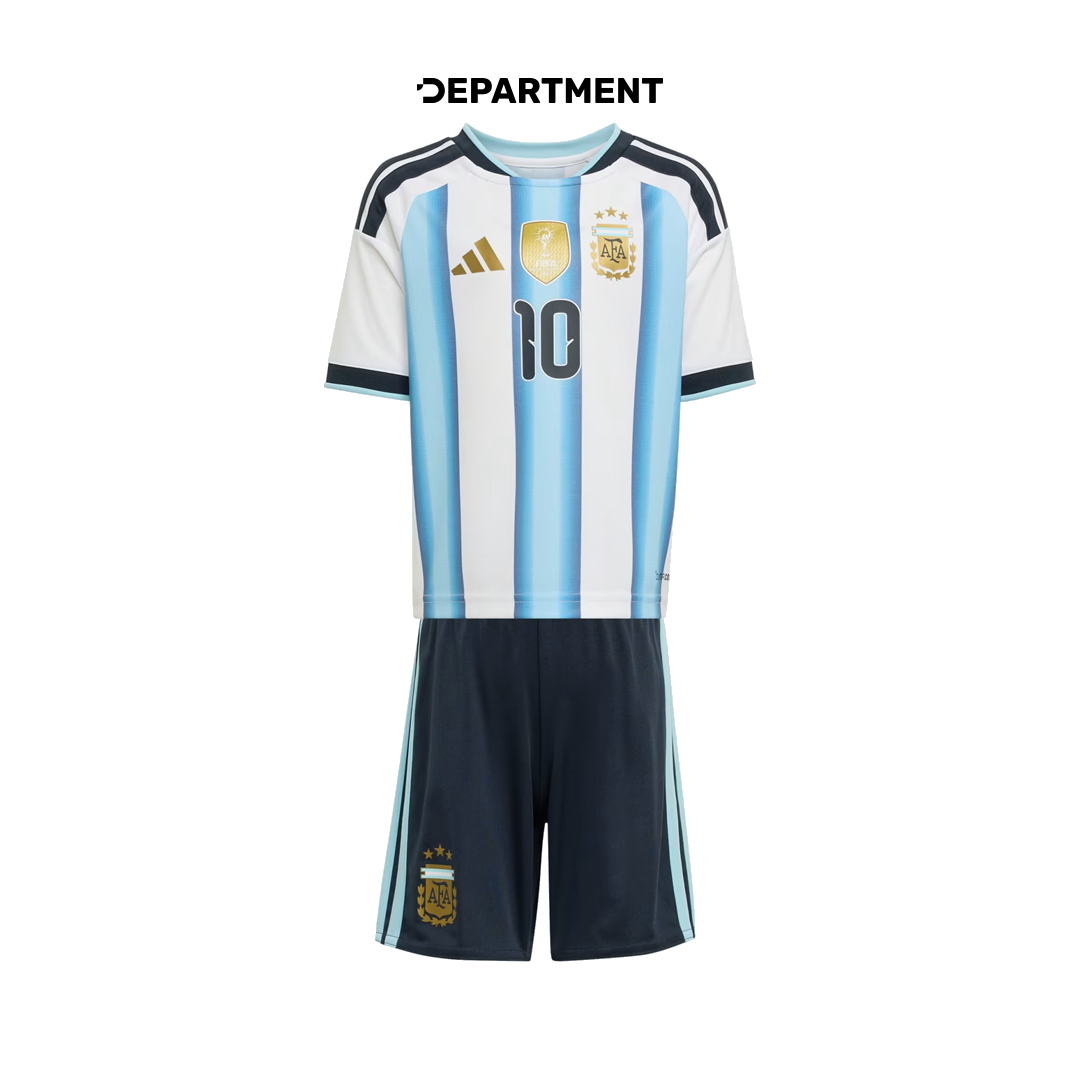 ADIDAS ARGENTINA 2026 HOME MESSI KIDS SET