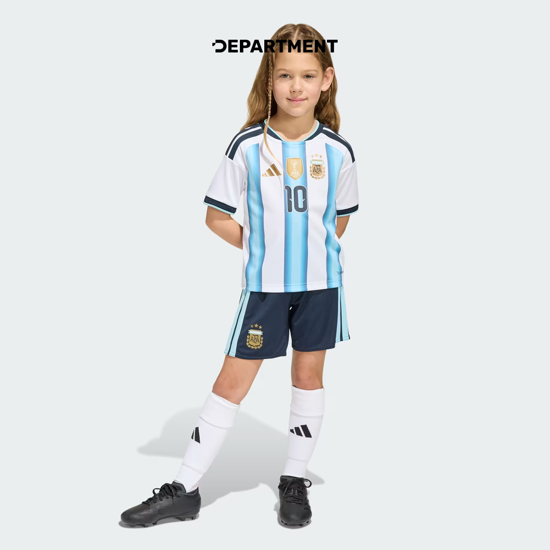 ADIDAS ARGENTINA 2026 HOME MESSI KIDS SET