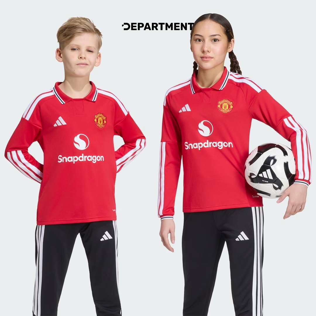 ADIDAS MANCHESTER UNITED FC 26/27 HOME KIDS LS