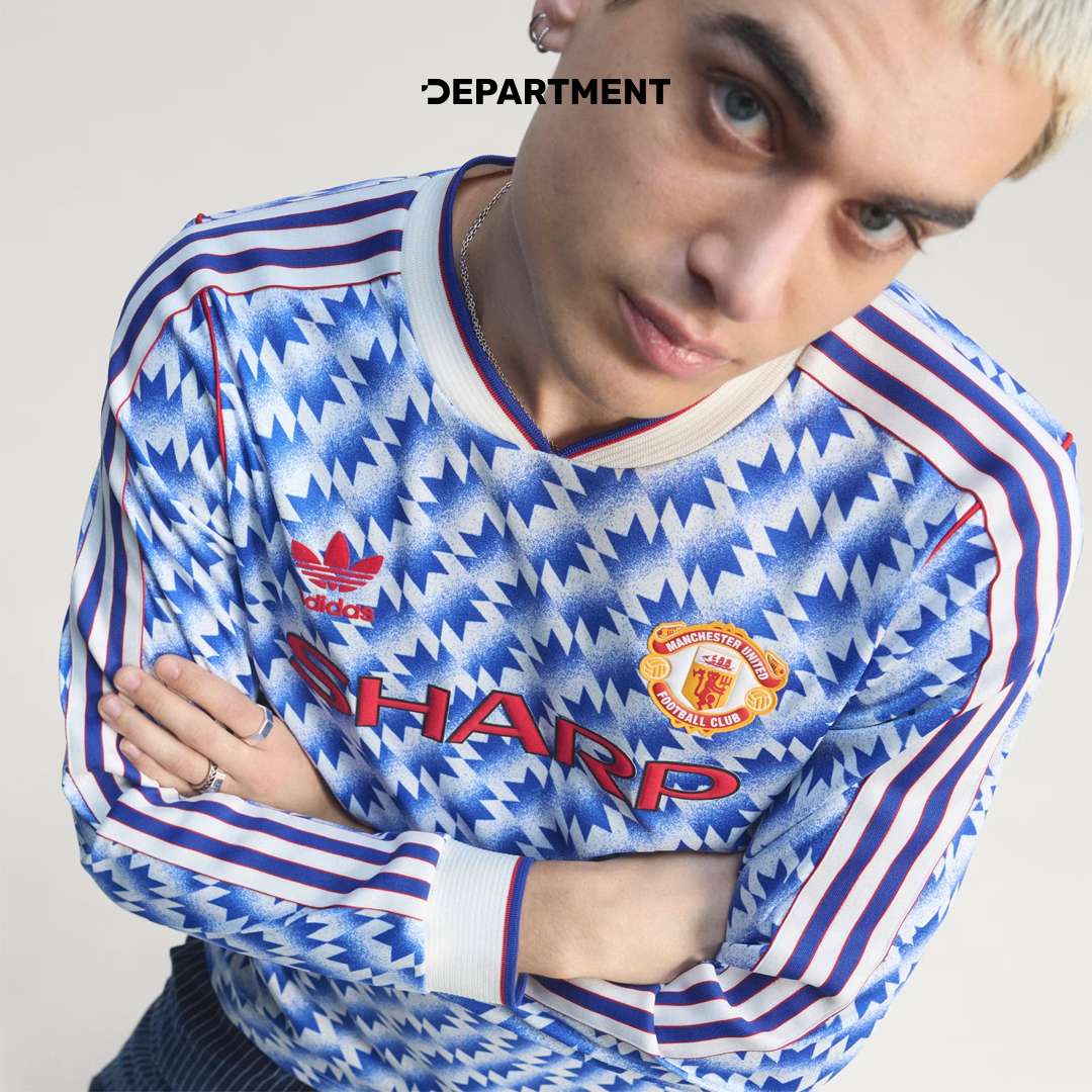 ADIDAS MANCHESTER UNITED FC AWAY 1990 LS