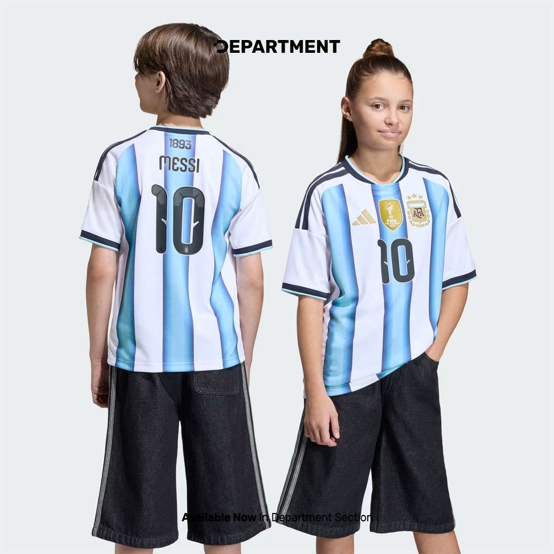 ADIDAS ARGENTINA 2026 WORLD CUP HOME MESSI KIDS