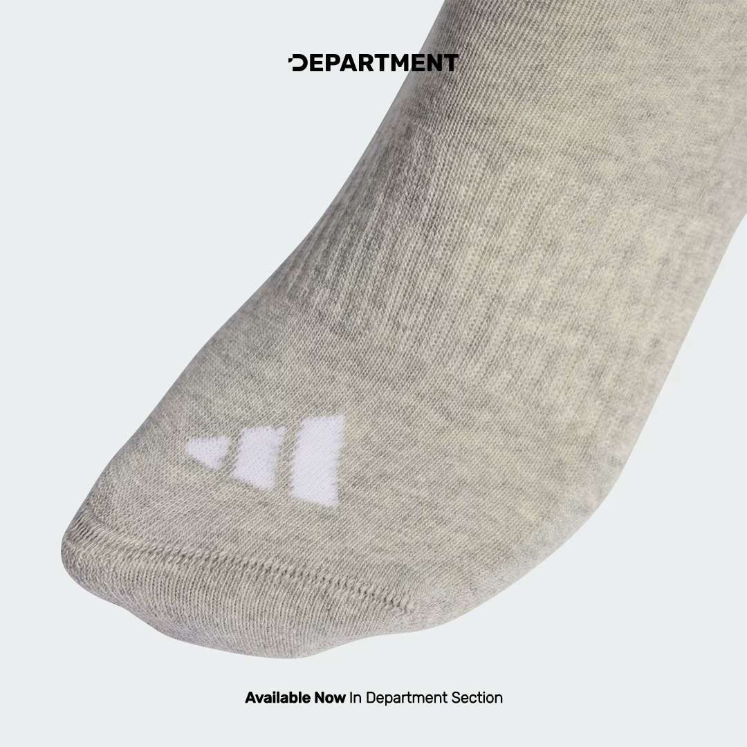 ADIDAS 3-STRIPES CUSHIONED CREW SOCK 3P