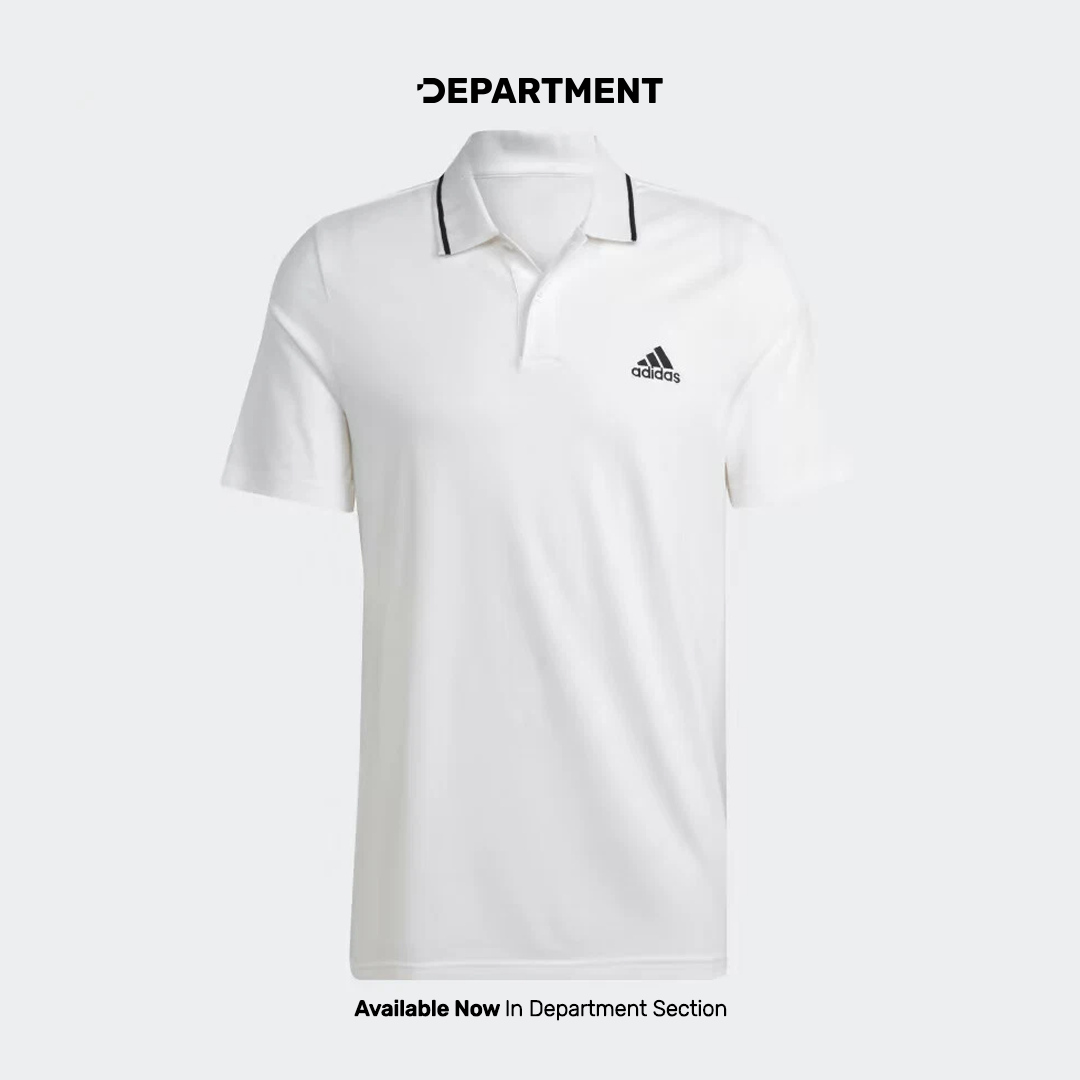 ADIDAS ESSENTIALS PIQUE EMBROIDERED SMALL LOGO 3-STRIPES