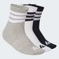 ADIDAS 3-STRIPES CUSHIONED SPORTSWEAR MID-CUT 3P