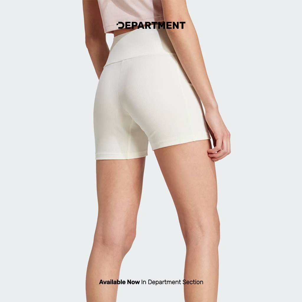 ADIDAS LOUNGE RIBBED HIGH-WAIST BIKE