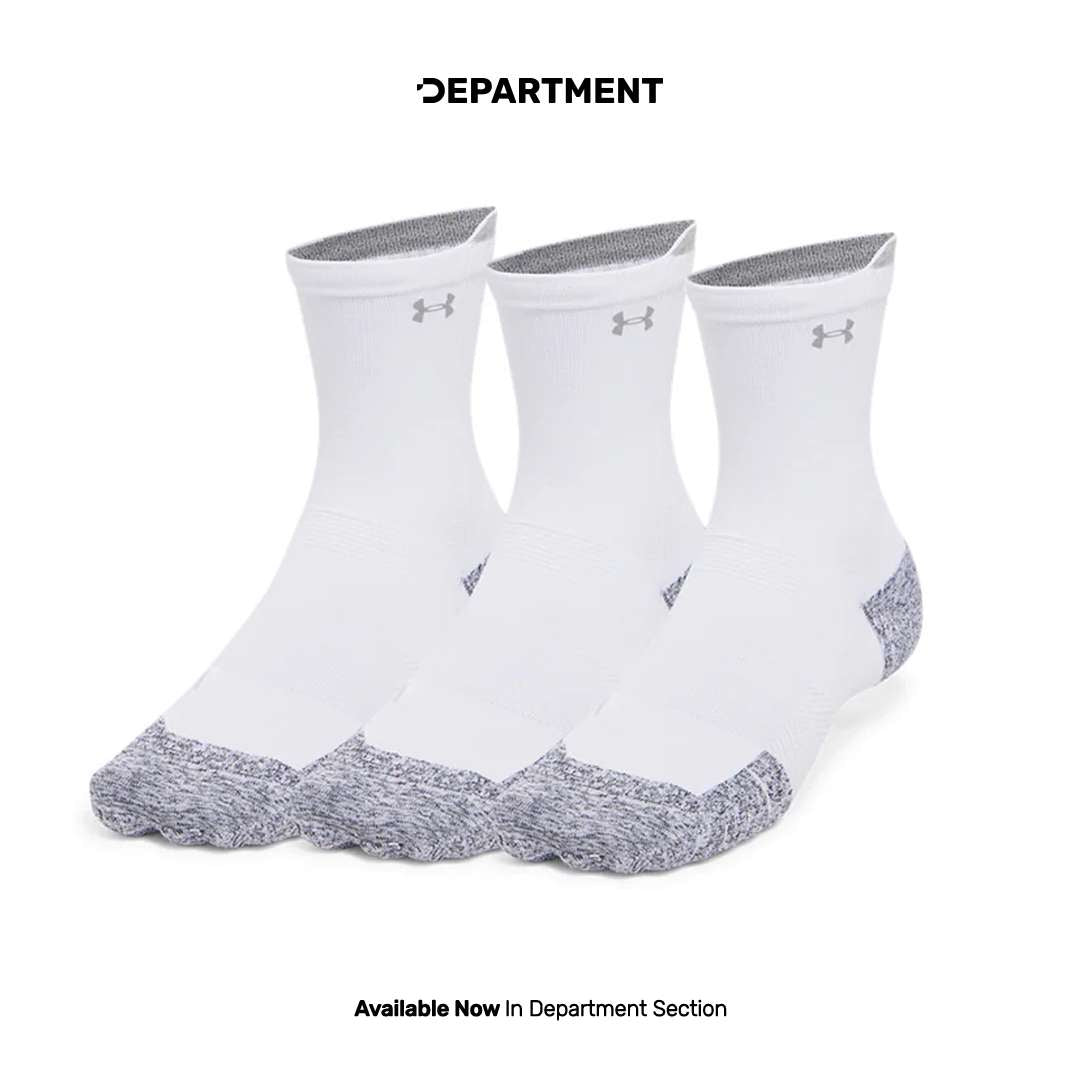UNDER ARMOUR ARMOURDRY RUN CUSHION 3P MID CREW