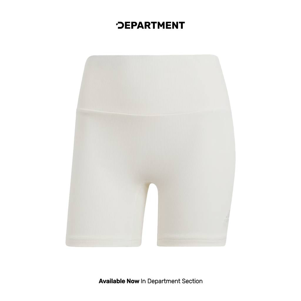 ADIDAS LOUNGE RIBBED HIGH-WAIST BIKE