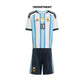ADIDAS ARGENTINA 2026 HOME MESSI KIDS SET