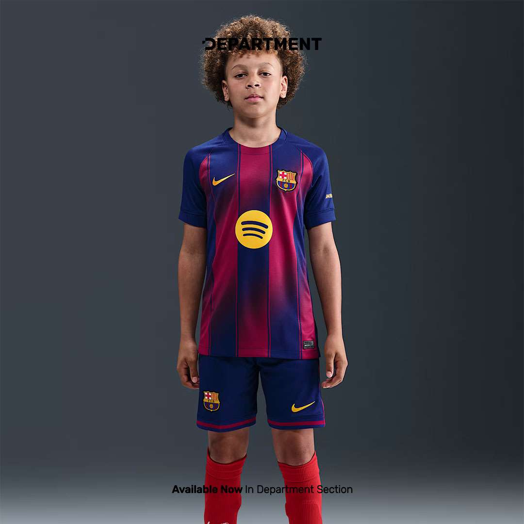 NIKE FC BARCELONA 25/26 BIG KIDS STADIUM HOME