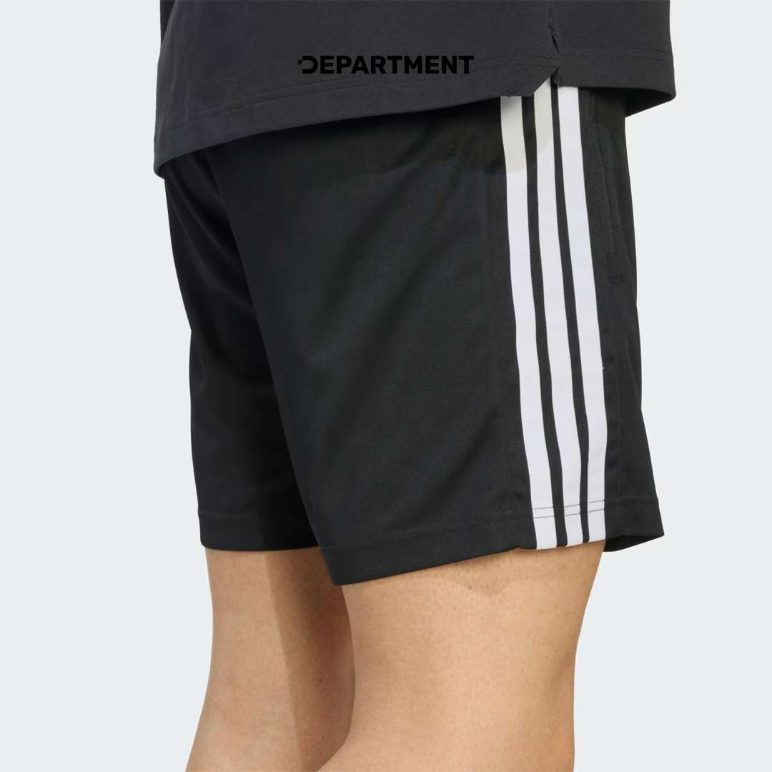ADIDAS WORKOUT ESSENTIALS BASE 3-STRIPES PIQUE 7"