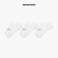 NIKE EVERYDAY PLUS LIGHTWEIGHT TRAINING FOOTIE 3P